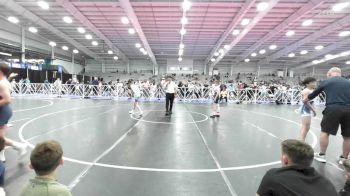 90 lbs Rr Rnd 2 - Rob Waller, All-American Wrestling Club Blue vs Kellan Byrne, Shore Thing Sharks