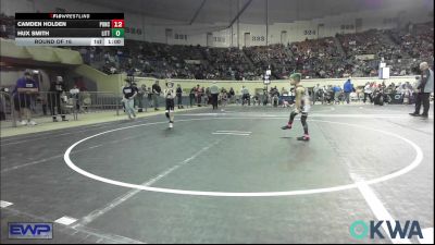 49 lbs Round Of 16 - Camden Holden, Ponca City Wildcat Wrestling vs Hux Smith, Little Axe Takedown Club