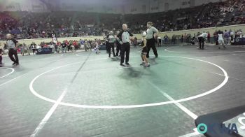 60 lbs Round Of 16 - Keilen Fields, Wyandotte Youth Wrestling vs Mason McDaniel, Chickasha Youth Wrestling