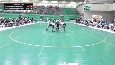 138 lbs Quarters & 1st Wb (16 Team) - Sebastian Villacampa, East Coweta HS vs Logan Hollandsworth, Etowah
