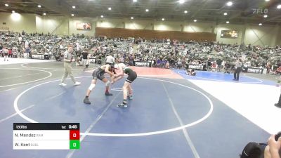 130 lbs Consi Of 8 #2 - Noel Mendez, Ram WC vs Wesley Kent, Sublime Wr Ac