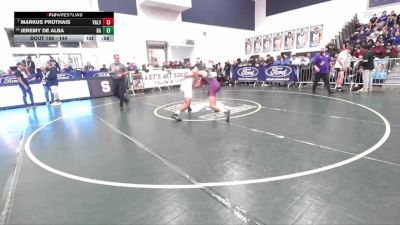 144 lbs Cons. Round 1 - Markus Prothais, Valencia/Valencia vs Jeremy De Alba, Bishop Amat