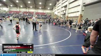 49 lbs Quarters & Wb (16 Team) - Daxxton Phillipsen, South Central Utah vs Jaxon Schiess, Team Champs