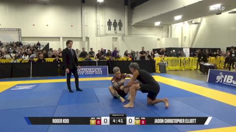 Jason Christopher Elliott vs Roger Koo 2025 World IBJJF Jiu-Jitsu No-Gi Championship