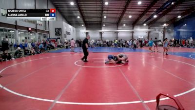 135 lbs Semifinal - Julissa Ortiz, Elite Aqua - HSG vs Alyssa Aiello, Duro Wrestling Club - HSG