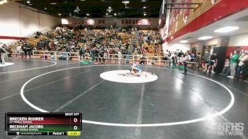 85 lbs Semifinal - Brecken Rohrer, CY Middle School vs Beckham Jacobs, Lander Middle School