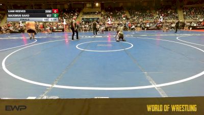 80 lbs Final - Liam Reeves, Steel Valley Renegades vs Maximus Sako, Westshore Wrestling Club