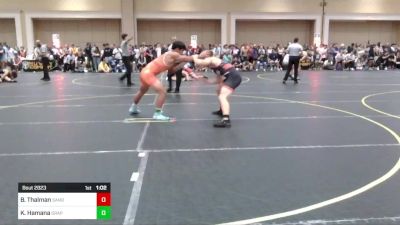 175 lbs Round Of 64 - Bridger Thalman, Sanderson Wr Acd vs Kade Hamana, Grapplers HI