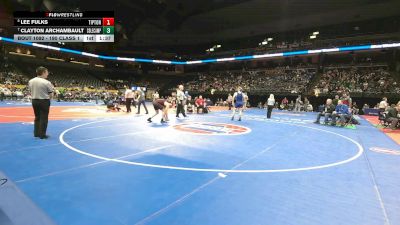 190 Class 1 lbs Champ. Round 1 - Clayton Archambault, Cole Camp vs Lee Fulks, Tipton