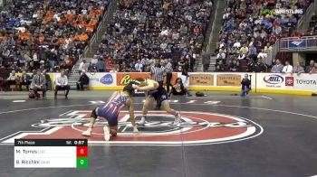 126 lbs 7th Place - Mike Torres, Liberty vs Braden Ricchini, Council Rock South