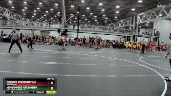 120 lbs Round 1 (8 Team) - Cooper Constantine, GPS Red vs Muhammad Abuhadba, Full Circle Green