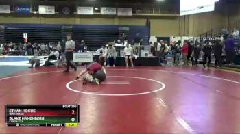 160 lbs Champ. Round 2 - Blake Hanenberg, Canon City vs Ethan Hogue, Northridge