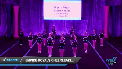 Empire Royals Cheerleading - Supremacy [2022 L2 Junior - Small Day 1] 2022 Aloha Reading Showdown