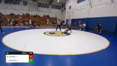 90 lbs Cons. Round 2 - Jalon Samonte, Fremont Warriors vs Stephen Laforge, AWA