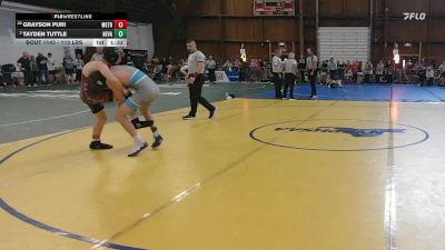113 lbs Consi Of 16 #2 - Grayson Puri, Metrowest United vs Tayden Tuttle, Nevada Elite