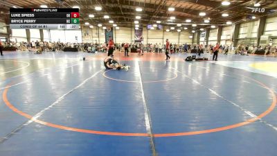 126 lbs Consi Of 64 #1 - Luke Spiess, OH vs Bryce Perry, NC