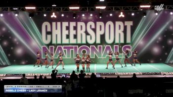 Rebelz Cheer - Lady Legacy [2026 L4 Senior - D2 - Small - A Day 2] 2026 CHEERSPORT National All Star Cheerleading Championship