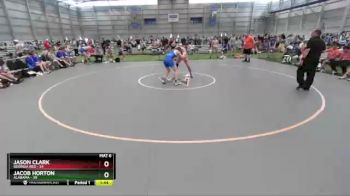 160 lbs Placement Matches (8 Team) - Jason Clark, Georgia Red vs Jacob Horton, Alabama