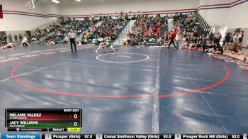 100 lbs Round 5 - Melanie Valdez, Plano (Girls) vs Jacy Williams, Azle (Girls)