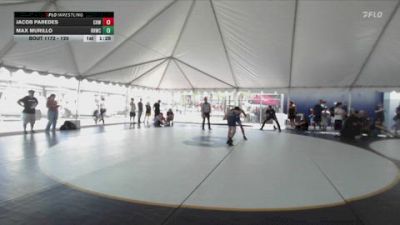 120 lbs Champ. Round 2 - Jacob Paredes, Chino Hills WC vs Max Murillo, Rough House Wrestling Club