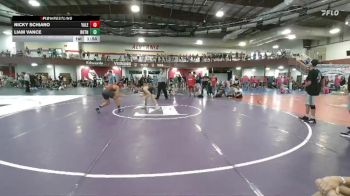 116 lbs Round 3 (12 Team) - Nicky Schiano, Yale St vs Liam Vance, Boyertown