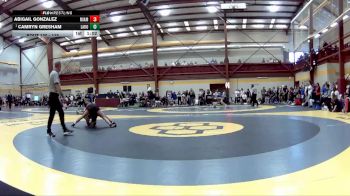 115 lbs Champ. Round 2 - Camryn Gresham, Lakota East HS vs Abigail Gonzalez, Miami Southridge