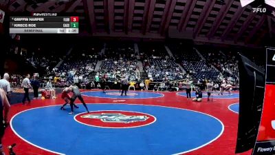 4A-190 lbs Semifinal - Kirecg Roe, Cass vs Griffin Harper, Flowery Branch