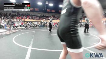 105 lbs Consolation - Axel Lorg, Shelton Wrestling Academy vs Bryson Brooks, Comanche Takedown Club