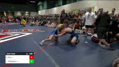 150 lbs Semifinal - Collin Gaj, PA vs Landon Robideau, MN