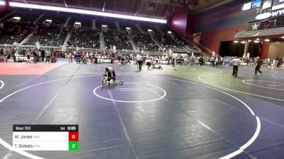 65 lbs Semifinal - William Jones, Ridge WC vs Trigg Sickels, Athlos WC