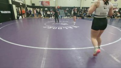 180 Open 5th Place Match - Grace Timmons, Central Methodist University vs Izzy Strickert, Wartburg