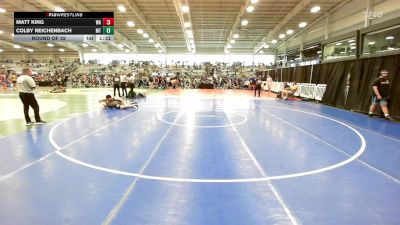 195 lbs Round Of 32 - Matt King, WA vs Colby Reichenbach, MT