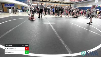 80 lbs Quarterfinal - Noah Mundon, Blue Devil Wrestling vs Maddox Love, Standfast OKC