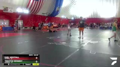 80-87 lbs Round 3 - Kael Westfall, Olympia vs Trenton Kennedy, Geneseo