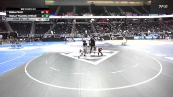 138 lbs Cons. Round 2 - Talulah Williams-Johnson, East Rochester-5 vs Emma Ponzi, Niagara Wheatfield-6