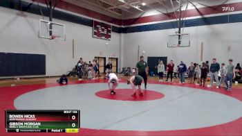 125 lbs 2nd Place Match - Gibson Morgan, Rebels Wrestling Club vs Bowen Hicks, Northwood Academy