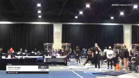 Athlyn Drage - Floor, Flips Gym #1224 - 2021 USA Gymnastics Development Program National Championships