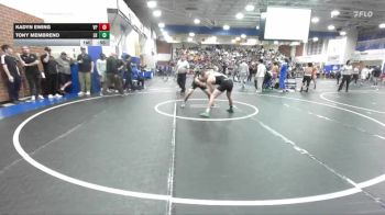 144 lbs Cons. Round 4 - Kadyn Ewing, Villa Park vs Tony Membreno, Laguna Hills