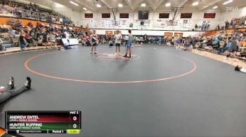 145 lbs Semifinal - Hunter Ruffing, Worland Middle School vs Andrew Entel, Lovell Middle School