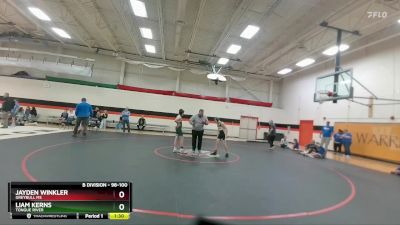 98-100 lbs Round 2 - Liam Kerns, Tongue River vs Jayden Winkler, Greybull MS