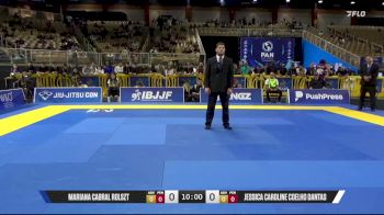 Jessica Caroline Coelho Dantas vs Mariana Cabral Rolszt 2025 Pan Jiu Jitsu IBJJF Championship