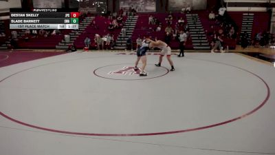 182 lbs 1st Place Match - Destan Skelly, Jack Pine Savage vs Slade Barnett, Summit Wrestling Academy