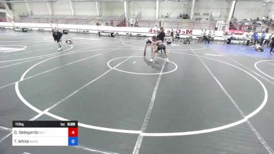 113 kg Rr Rnd 2 - Devin Delegarito, No Team vs Traycer White, Mancos Bluejays