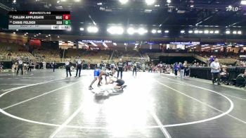 157 lbs Champ. Round 2 - Cullen Applegate, Woodward Academy vs Chris Felder, South Dade