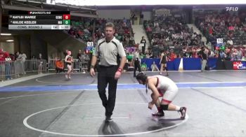 140 lbs Cons. Round 2 - Khloe Keeler, Maize vs Kaylei Marez, Garden City Wrestling Club