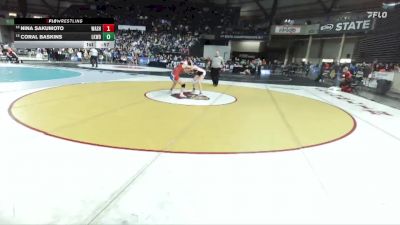 Girls 2A 115 lbs Cons. Round 2 - Coral Baskins, Lakewood (Girls) vs Nina Sakumoto, Washington (Girls)