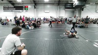 56 lbs Finals (2 Team) - Kasen Morris, Backyard Brawlers vs Tetsu Anderson, Slate Wrestling Academy