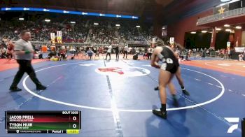 3A-170 lbs Quarterfinal - Jacob Prell, Newcastle/Upton vs Tyson Muir, Mountain View