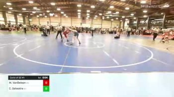 113 lbs Consi Of 32 #1 - Mason VanGeison, ME vs Caden Delwatre, WV