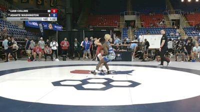 144 lbs Semis - Liam Collins, Minnesota vs Adante Washington, Illinois